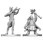Dungeons & Dragons - Nolzur's Marvelous Miniatures - Tiefling Bard & Dwarf Cleric-gaming-The Games Shop