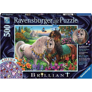 Ravensburger - 500 piece - Brilliant Adorned Stallions