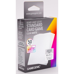 Gamegenic - Board Game Sleeves - Matte Standard 66mm x 91mm (code grey)