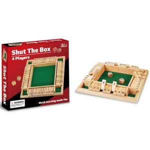 Shut the Box - 4 Player Wooden