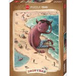Heye - 1500 Piece - Zozoville Beach Boy-jigsaws-The Games Shop