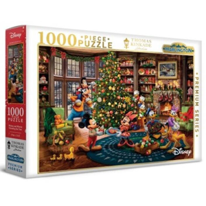 Harlington - 1000 Piece Kinkade - Disney Mickey & Minnie Trimming the Tree 