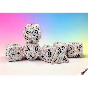 Chessex Dice - Polyhedral Set (7) - Speckled Birthday