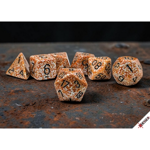 Chessex Dice - Polyhedral Set (7) - Speckled Rust