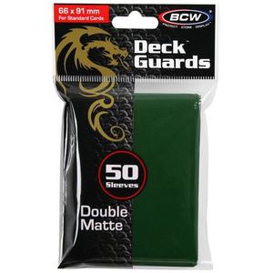 Standard Card Sleeves - BCW - 50 Matte Green
