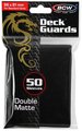 Standard Card Sleeves - BCW - 50 Matte Black-trading card games-The Games Shop