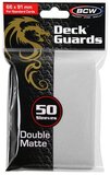 Standard Card Sleeves - BCW - 50 Matte White-trading card games-The Games Shop
