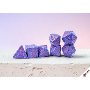 Chessex Dice - Polyhedral Set (7) - Speckled - Purple Passion