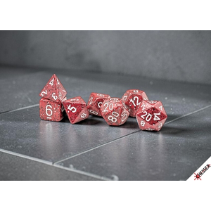 Chessex Dice - Polyhedral Set (7) - Speckled - Lava Stone
