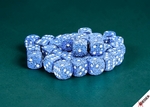 Chessex - 12mm D6 (36) Speckled - Ocean Stone-board games-The Games Shop