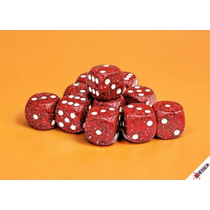 Chessex Dice - 16MM D6 (12) Speckled - Lava Stone