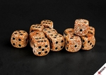 Chessex Dice - 16MM D6 (12) Speckled - Rust-board games-The Games Shop
