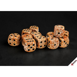 Chessex Dice - 16MM D6 (12) Speckled - Rust