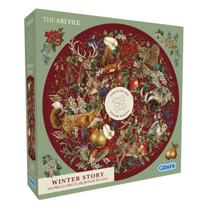 Gibson - 500 Piece - Art File Winter Story (circular)