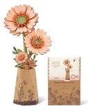 Wooden Bloom - Light Orange gerbera-construction-models-craft-The Games Shop