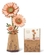 Wooden Bloom - Light Orange gerbera