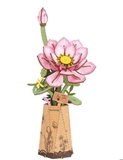 Wooden Bloom - Lotus-construction-models-craft-The Games Shop