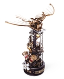 ROKR- Mechmix Industrial City - Da Vinci Ornithopter-construction-models-craft-The Games Shop