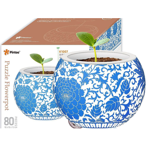 3D Flowerpot Jigsaw Puzzle - Oriental