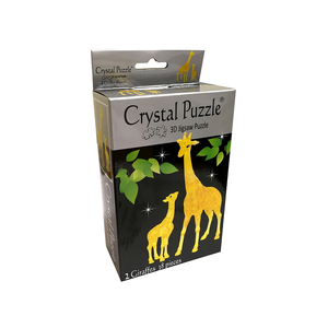 3D Crystal Puzzle - 2 Giraffes