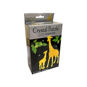 3D Crystal Puzzle - 2 Giraffes