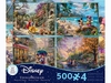 Ceaco - Kinkade Disney Dreams 4x500 piece series 6-jigsaws-The Games Shop