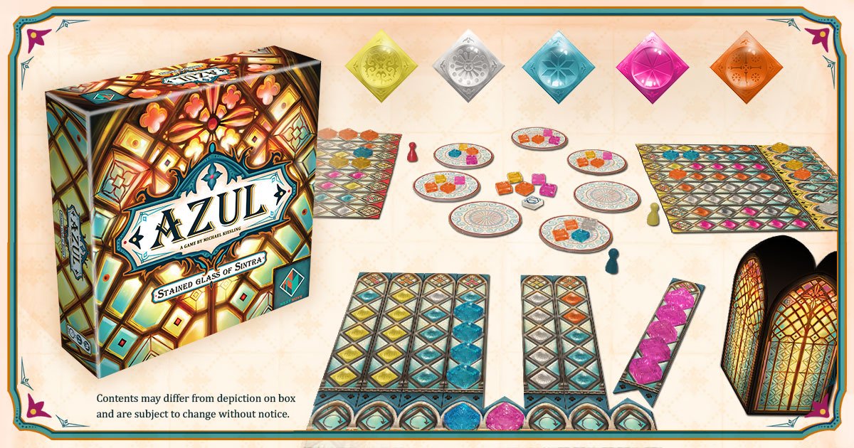 Azul Stained Glass of Sintra Board GamesStrategy The Games Shop