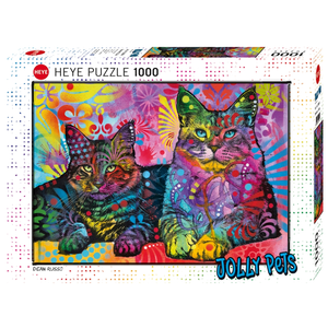 Heye - 1000 piece Jolly Pets - Devoted 2 Cats