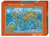 Heye - 2000 piece Map Art - Amazing World-jigsaws-The Games Shop