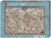 Heye - 1000 piece Map Art - Retro World-jigsaws-The Games Shop