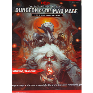 Dungeons and Dragons - 5th ed - Waterdeep Mad Mage Maps &  Misc