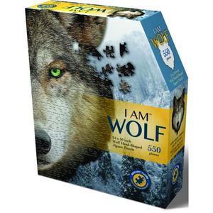 Shaped Jigsaw - 550 piece - I am Wolf