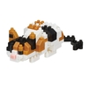 Nanoblock - Small Calico Cat-construction-models-craft-The Games Shop