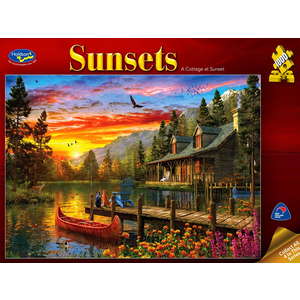 Holdson - 1000 piece Sunsets 3 - A Cottage Sunset