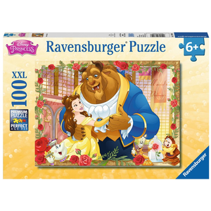 Ravensburger - 100 piece - Glitter Disney Belle and Beast