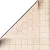 Chessex Reversible Battlemat - 1" Squares and Hexes Small-gaming-The Games Shop