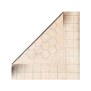 Chessex Reversible Battlemat - 1" Squares and Hexes Small