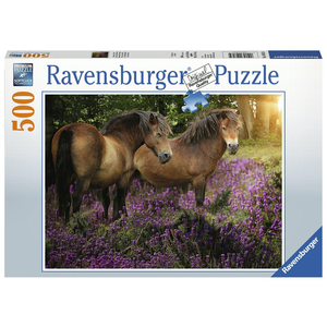 Ravensburger - 500 piece - Ponies in the Flowers