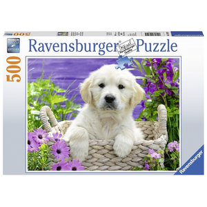 Ravensburger - 500 piece - Sweet Golden Retriever