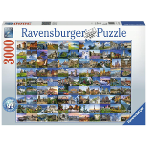 Ravensburger - 3000 piece - 99 Beautiful Places in Europe