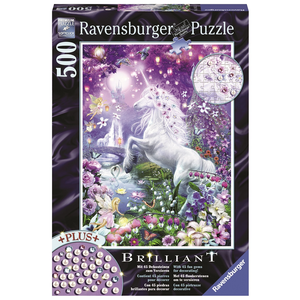 Ravensburger - 500 piece - Brilliant Jewel Unicorn in Glittery Forest