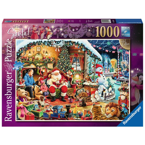 Ravensburger - 1000 piece Xmas - Let's Visit Santa