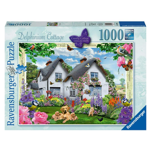 Ravensburger - 1000 piece - Country Cottage, Delphinium