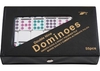 Dominoes - Double 9 Coloured Dots - Vinyl Case-traditional-The Games Shop