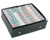 Dominoes - Double 15 Coloured Dots - Vinyl case-traditional-The Games Shop