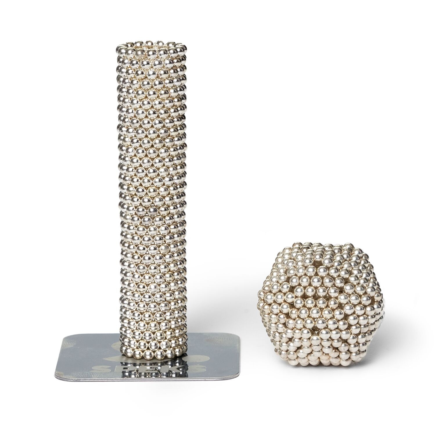 magnetic balls silver