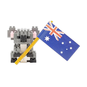 Nanoblock - Small Koala with Flag