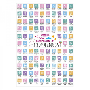 Scratch poster - 100 Exercises in Mindfulness