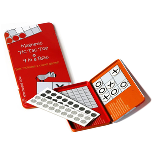 Magnetic Games to Go - Tic Tac Toe & 4 in a Row
