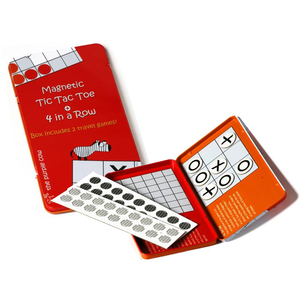 Magnetic Games to Go - Tic Tac Toe & 4 in a Row